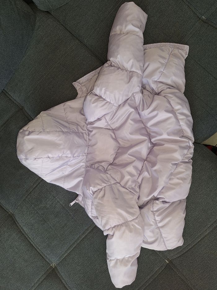 Manteau hiver violet - photo numéro 3