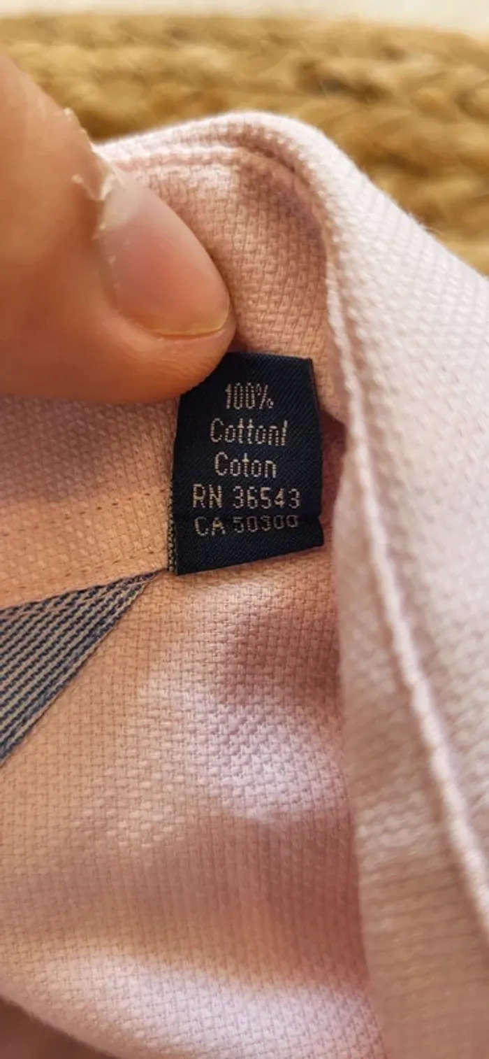 Chemise Tommy Hilfiger Homme XL rose – état satisfaisant - photo numéro 7