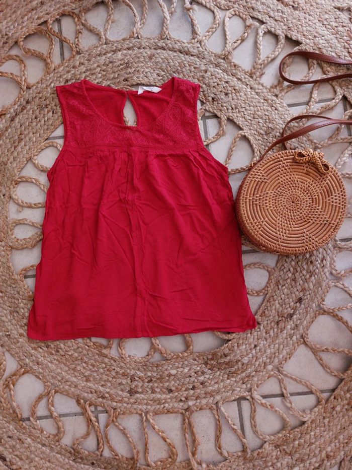 Débardeur rouge Naf Naf