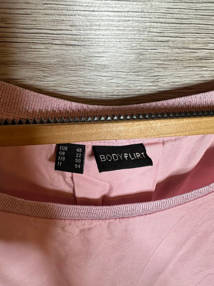 Blouse rose poudré - Taille 50 - photo numéro 6