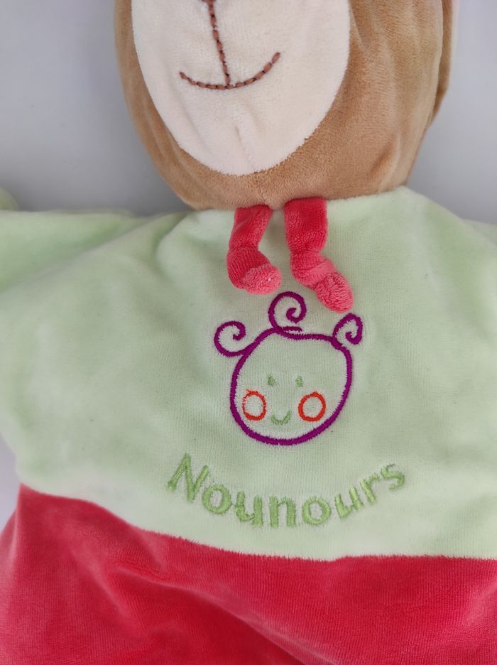 Peluche Doudou Range Pyjama Lapin Nounours - photo numéro 3
