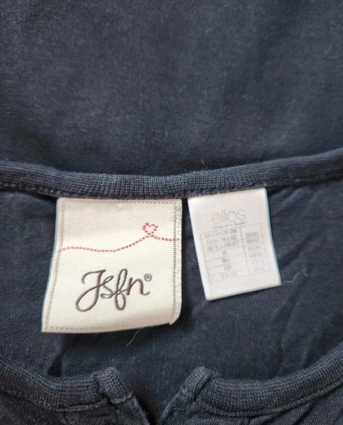 Tunique noire 100% coton – Coupe droite longue – Taille 38 – La Redoute - photo numéro 4