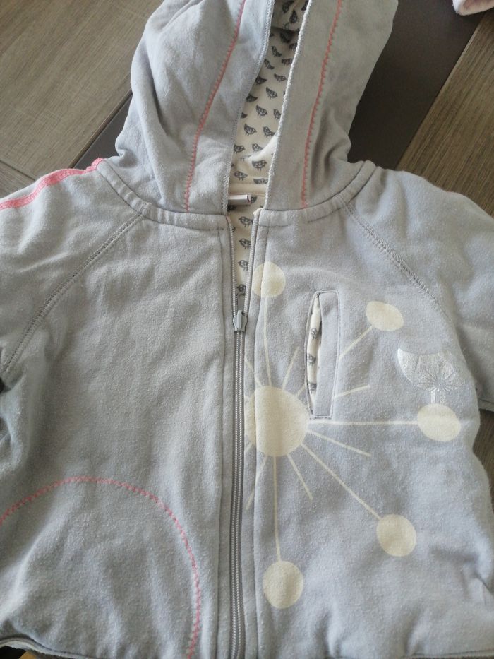 veste capuche 18 mois DPAM