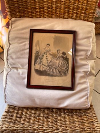 Cadre vintage « la mode illustrée »