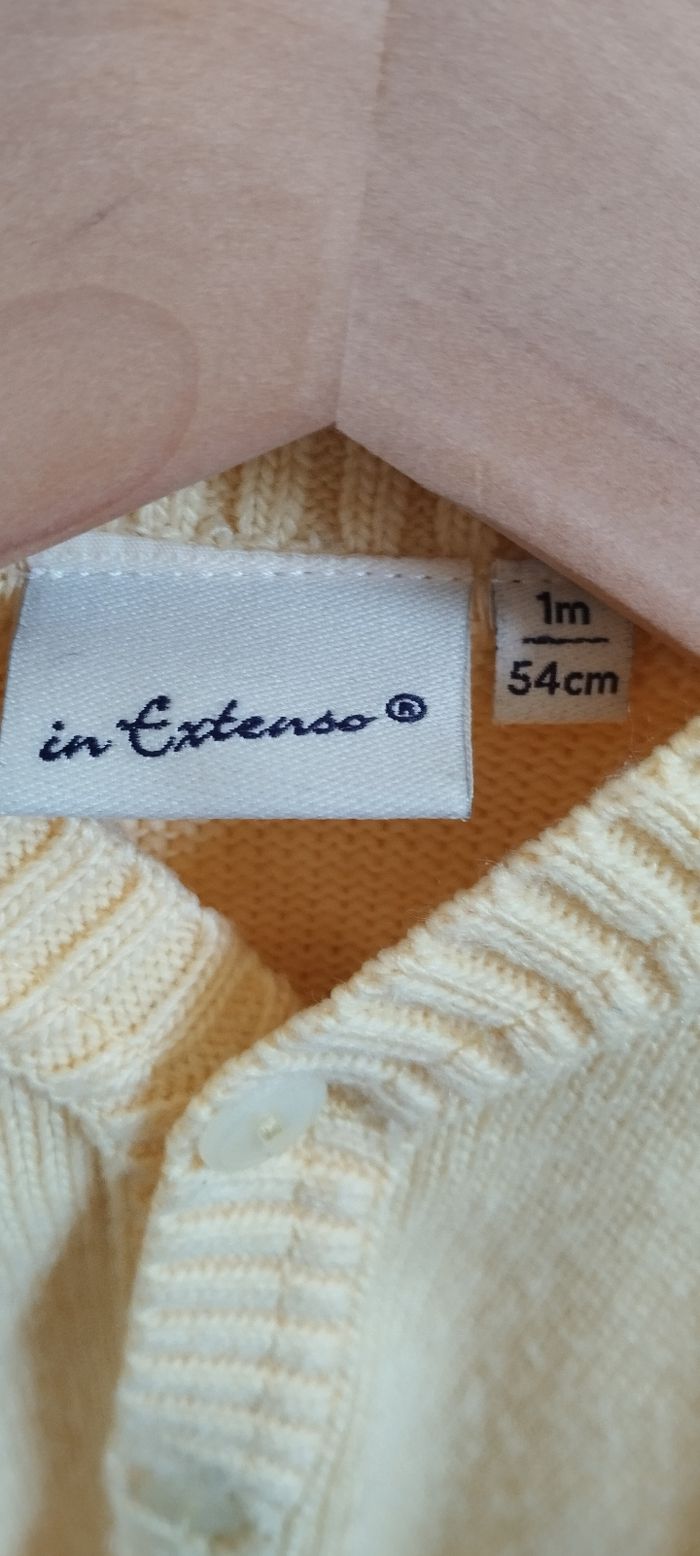 Gilet mixte 1 mois in extenso - photo numéro 2
