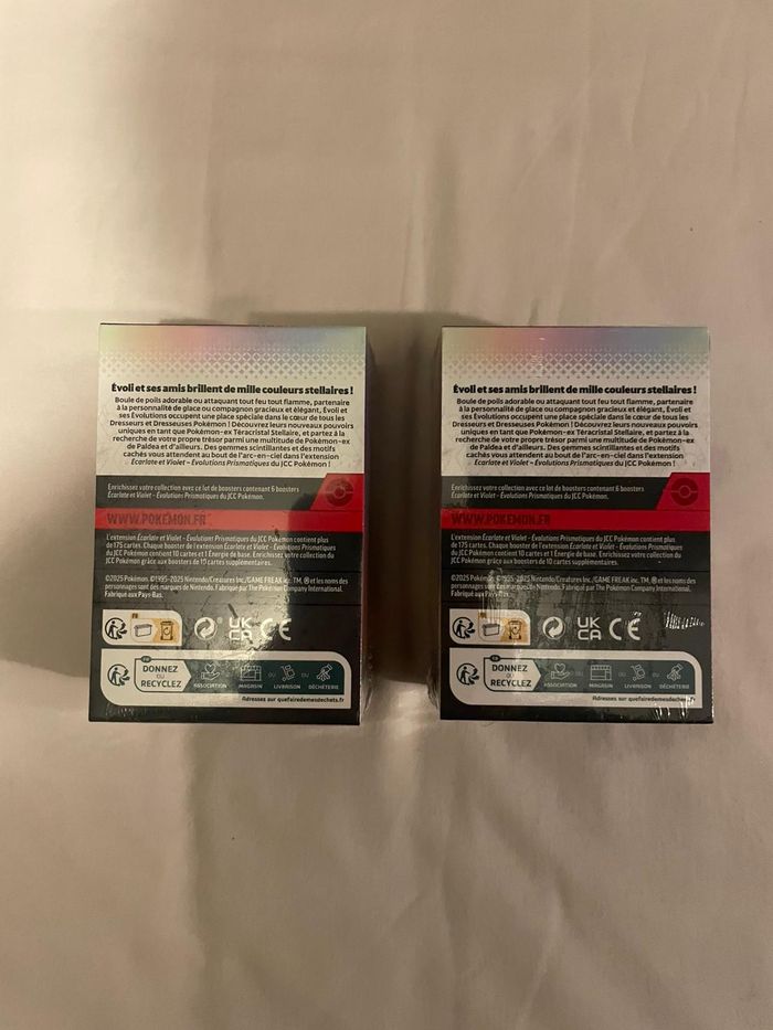 Pokémon - Lot de 2 bundles Évolutions Prismatiques scellés FR (EV8.5) - photo numéro 2