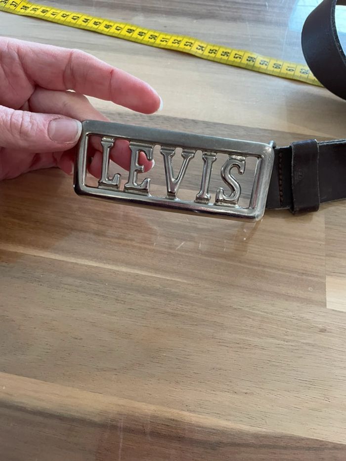 Ceinture Lévis longueur total 105 cm milieu de trou 80cm - photo numéro 3