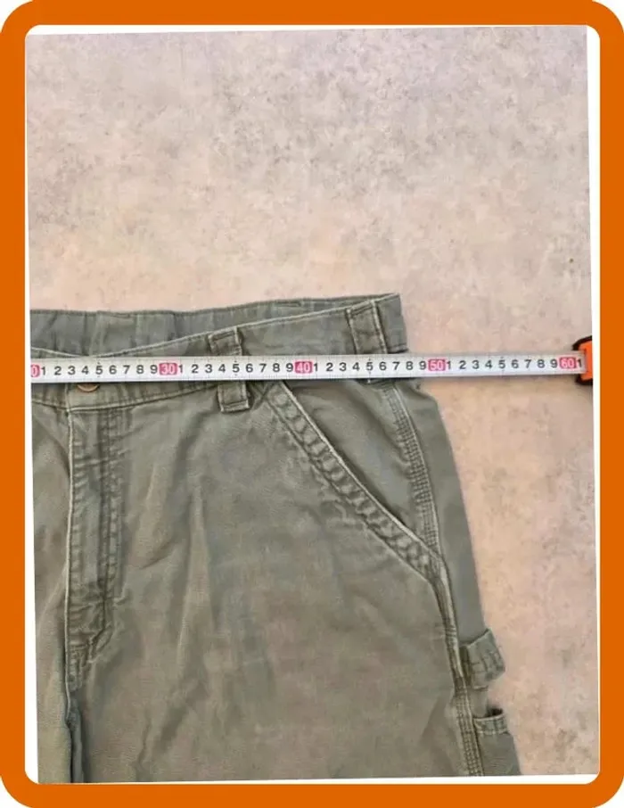 Short Carhartt W38 FR48 kaki Homme Men SHO089 - photo numéro 2