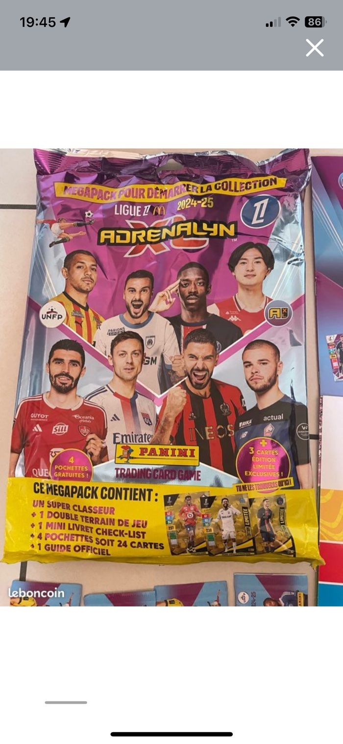 Mega pack foot panini adrenalyn - photo numéro 2