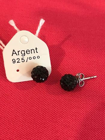 Boucles d'oreilles argent
