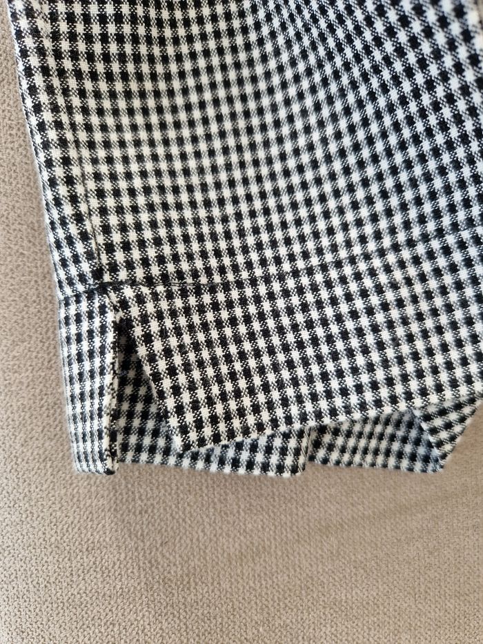 Pantalon à carreaux blanc et noir - photo numéro 5