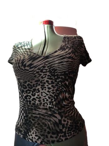 Tee shirt imprimé Camaïeu taille 42