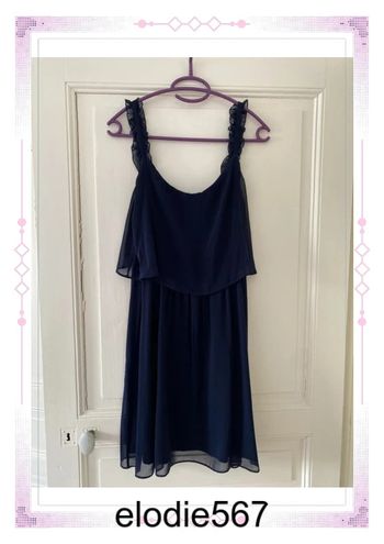 Robe bleu marine naf naf