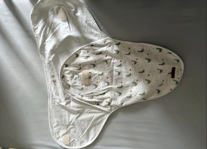 Couverture d'emmaillotage imprimé oies - photo numéro 7