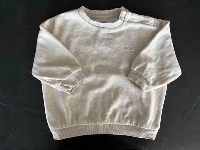 Sweat Kiabi beige - 9 mois