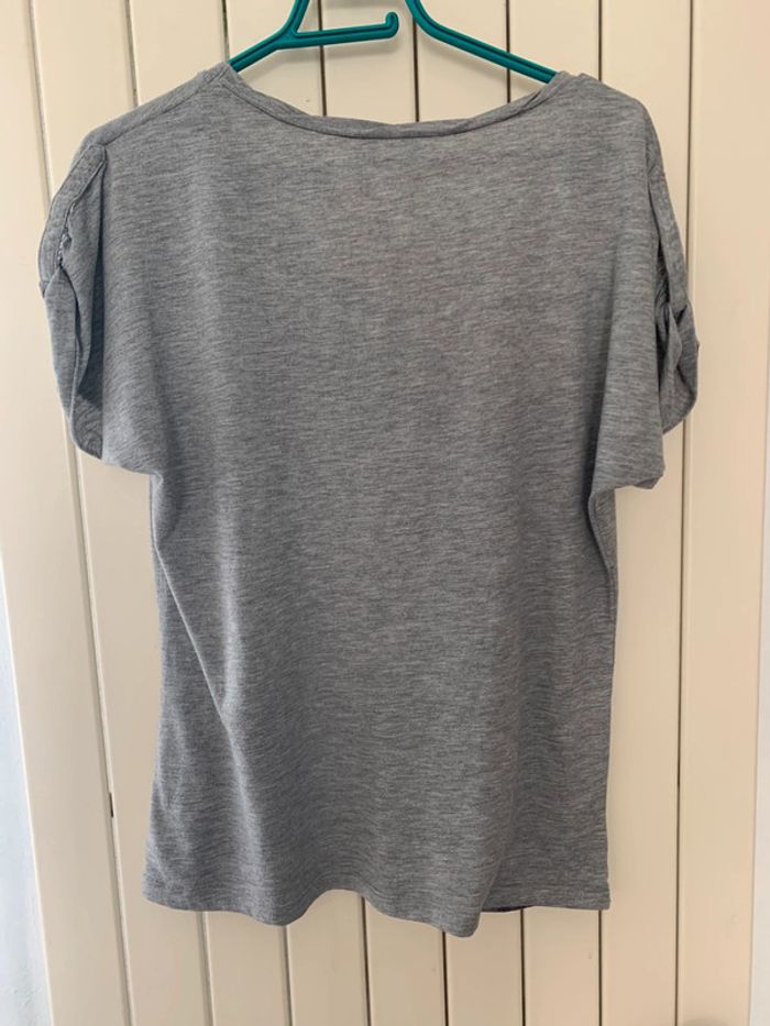 T-shirt femme T42 No excuse gris - photo numéro 3