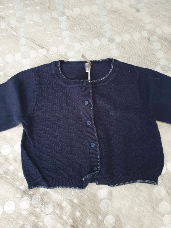 Gilet marine orchestra 4 ans fille - photo numéro 2