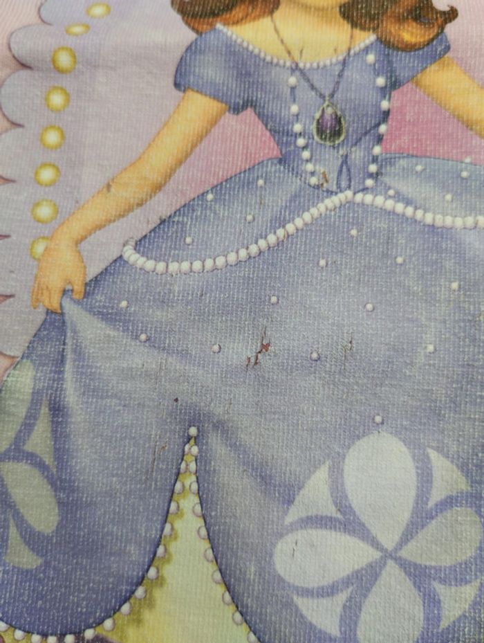 Tee-shirt manches courtes 5 ans fille Disney Sofia - photo numéro 3