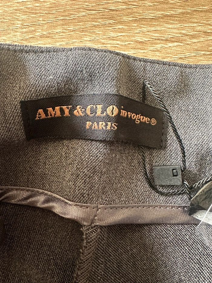 Pantalon gris cintré - photo numéro 4