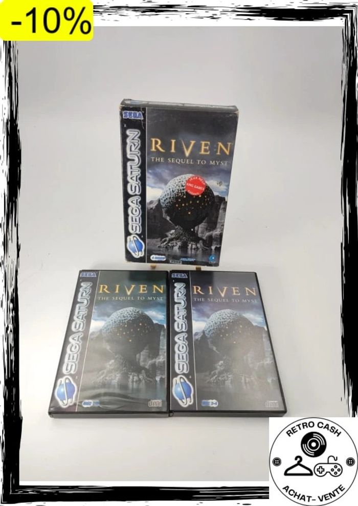 Jeu Sega Saturn Riven The Sequel To Myst avec fourreau - photo numéro 2