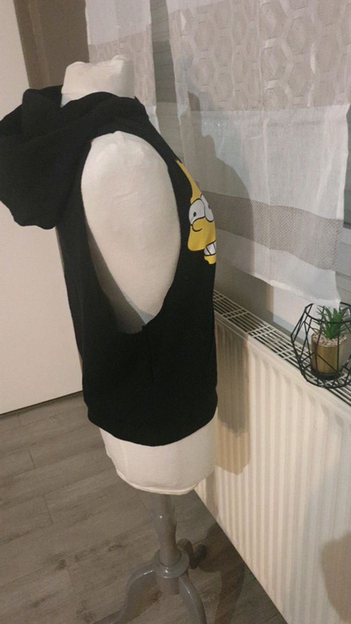 Sweat sans manche Bart Simpsons - photo numéro 2