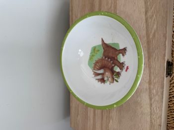 HABA 305146 Dinos Bol pour Enfant en mélamine avec Motif Dinosaure, Passe au Lave-Vaisselle, ne Glis