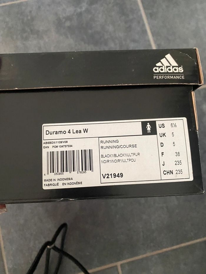 Baskets Adidas Duramo 4 Léa W Taille 38 - photo numéro 12