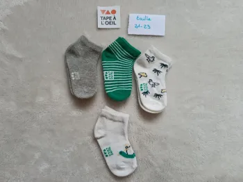 Lot de chaussettes 21-23 tape à l'oeil