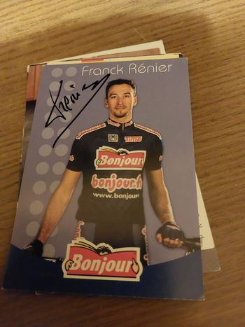 Coureurs cyclismes franck renier 