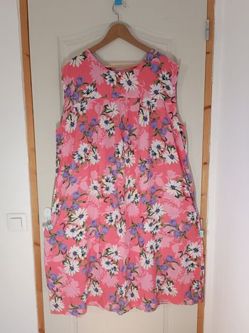 Robe floral rosé 48