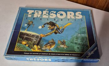 Jeu de société vintage trésors engloutis ravensburger