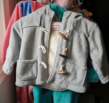 Manteau chaud 23 mois avec capuche petite oreille marque prend ton pouce