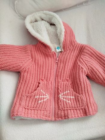 Veste fourrure fille