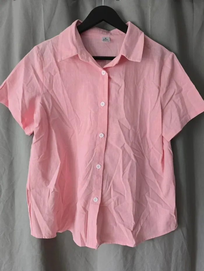 Chemise lin manches courtes