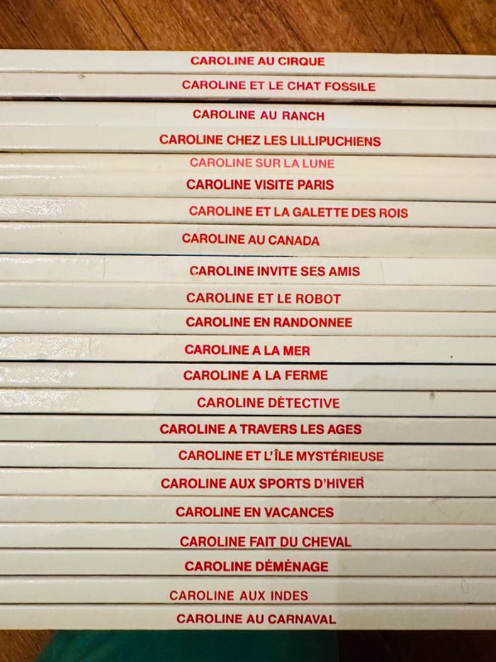 Lot incroyable de 22 albums Caroline bd livres Pierre Probst Hachette - photo numéro 6