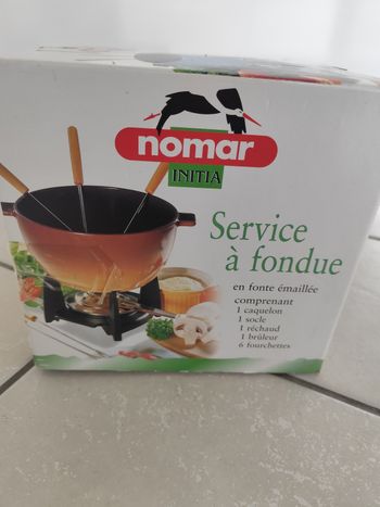 Service a fondue Nomar neuf