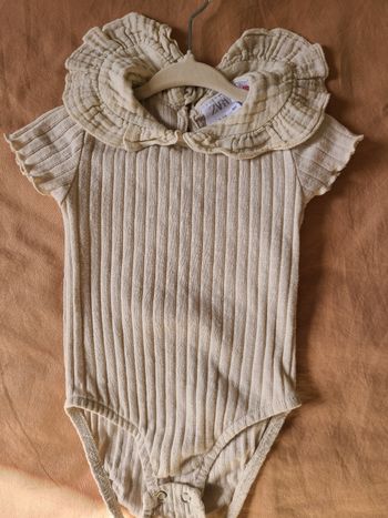 Body col claudine Zara crème