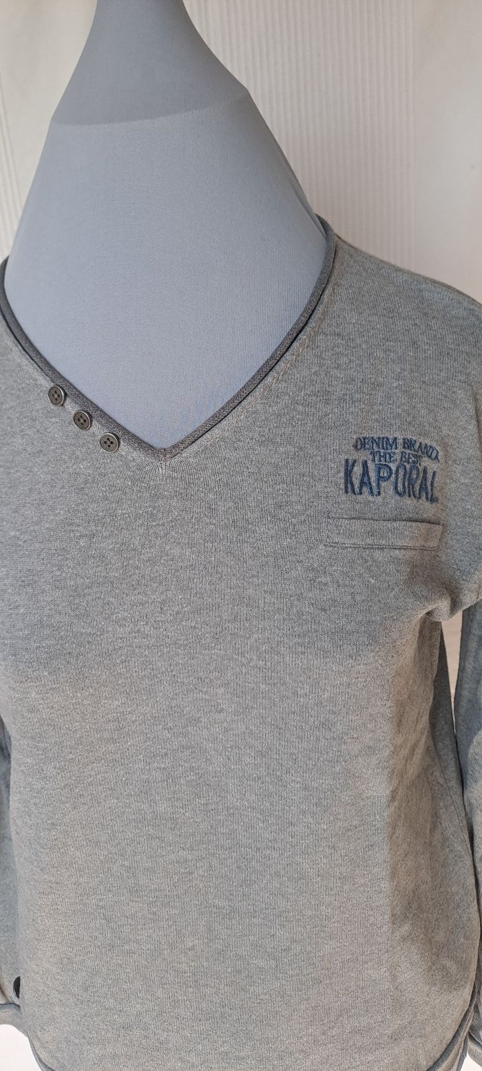 Pull gris kaporal Taille S - photo numéro 4