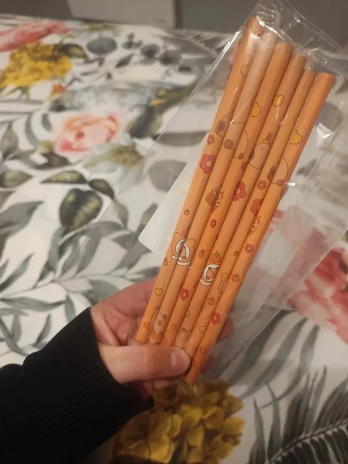 Lot crayons de papier Kawaii