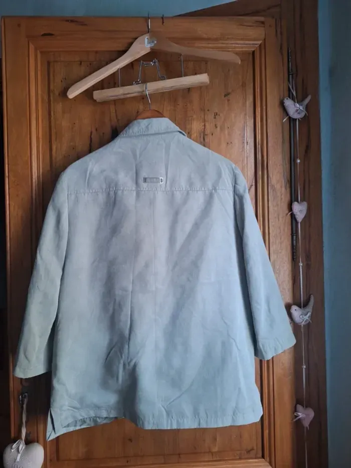 Veste vintage vert pastel chic - photo numéro 12