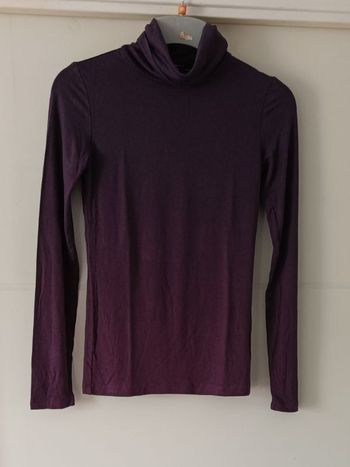 Sous pull mauve T 12 ans