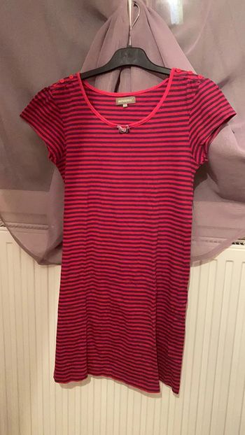 chemise de nuit In Extenso rayée