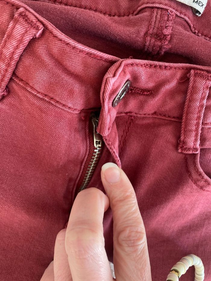 Pantalon garçon bordeaux taille 36 - photo numéro 6