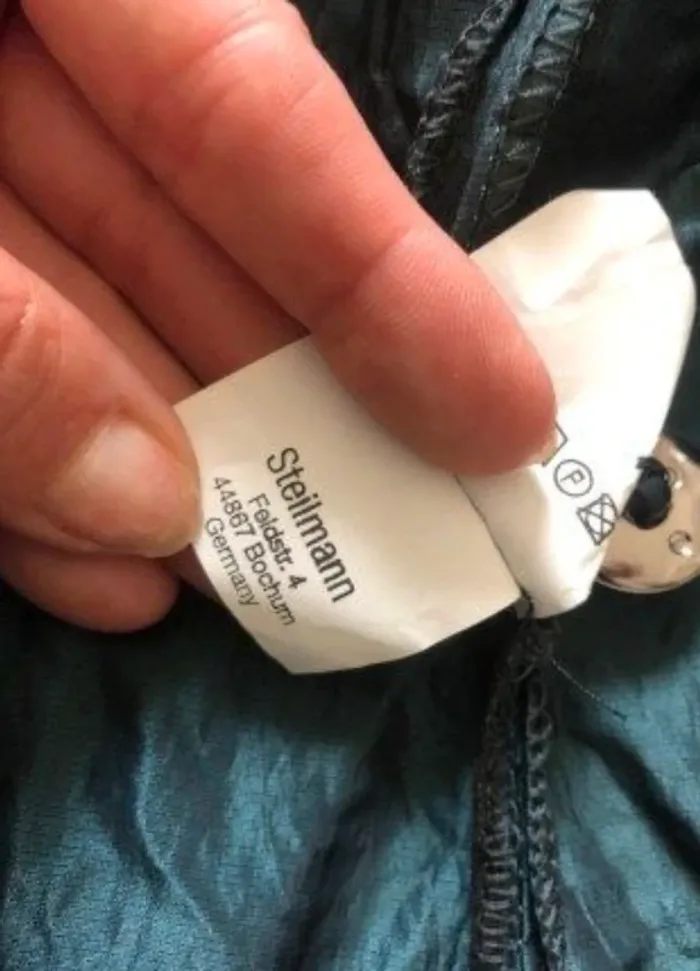 steilmann veste bleu irisée taille 42 - photo numéro 2