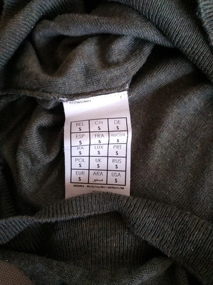 Pull fin kaki Promod taille S - photo numéro 4