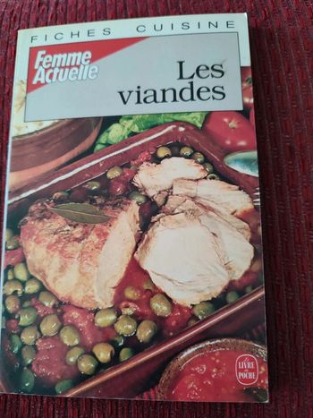 Livre de recettes "Les viandes" - fiches cuisines Femme Actuelle