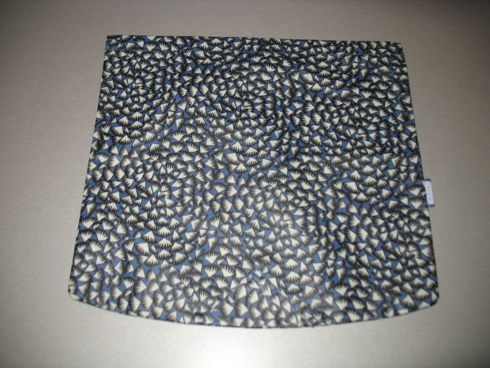 GRAND RABAT BLEU POUR SAC A MAIN "PAPA PIQUE ET MAMAN COUD" - n°17