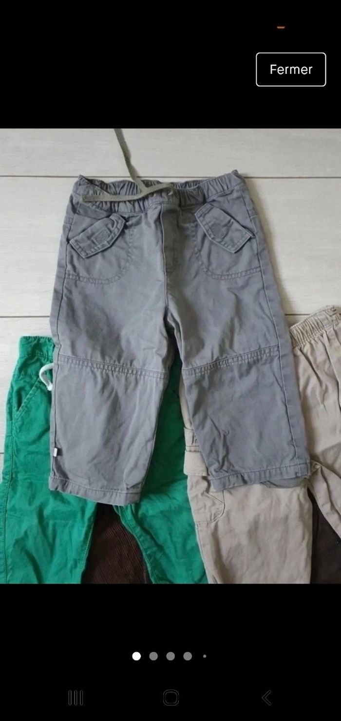 Lot pantalons 18 mois - photo numéro 2