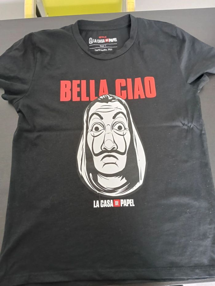 T-shirt manche courte la casa de papel L