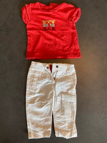 Ensemble tenue fille 6 mois ELLE